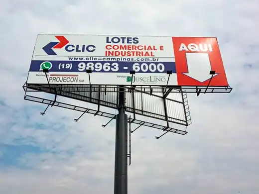 Outdoor — projeto CLIC Campinas pela Focco Luminosos